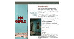 Desktop Screenshot of nogirlswine.com